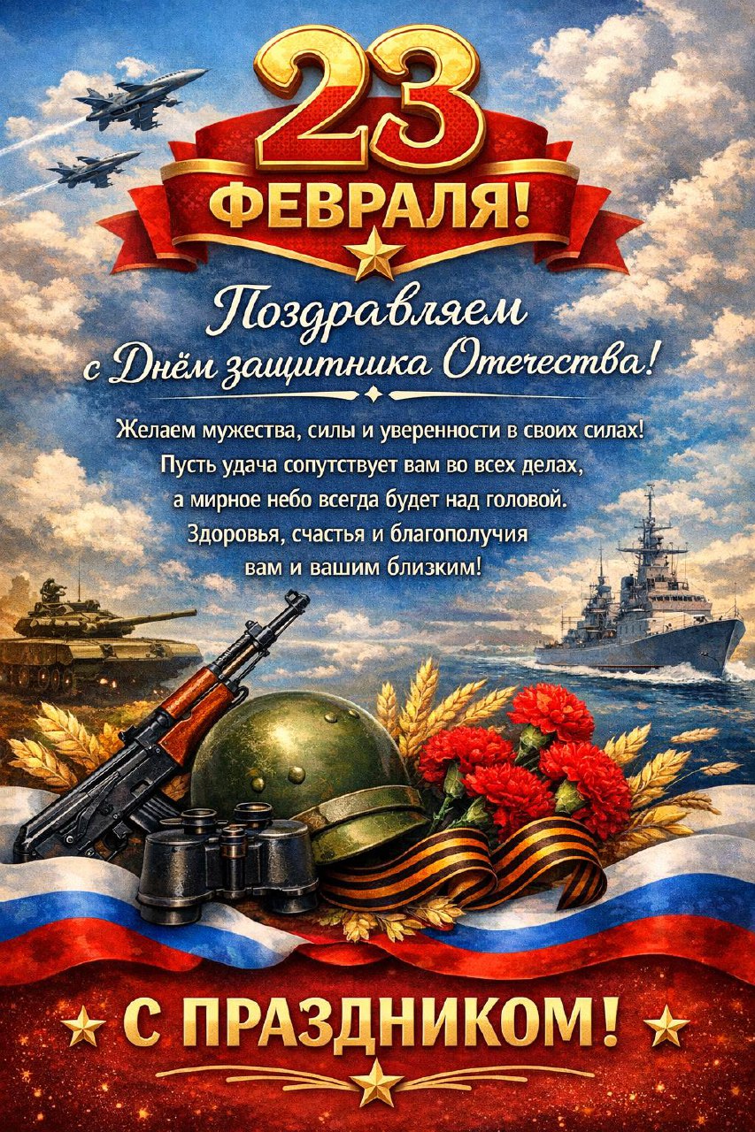 С Днём защитника Отечества!